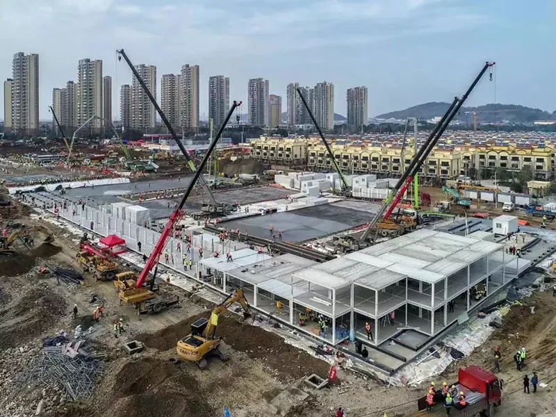 Modulær stålstruktur Hospitalsbygning