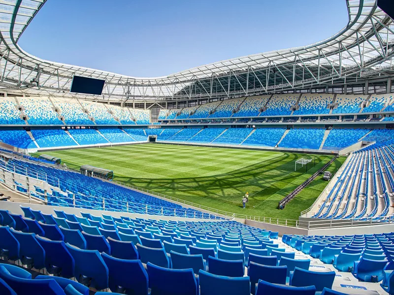 Stålstruktur fodboldstadion